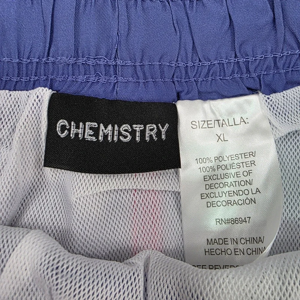 Men's XL Chemistry Skeleton Surfing Graphic Swim Trunks Gradient‎ Colors